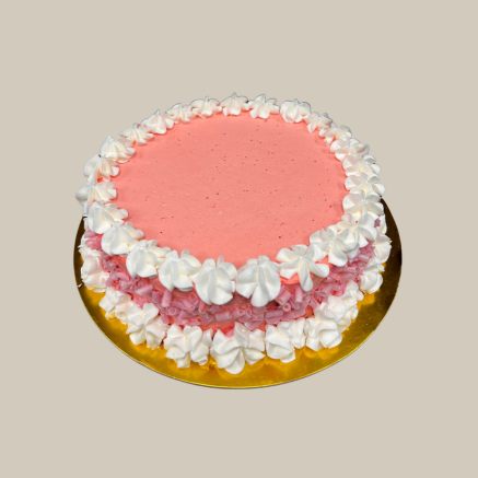 6" Strawberry Gelato Cake